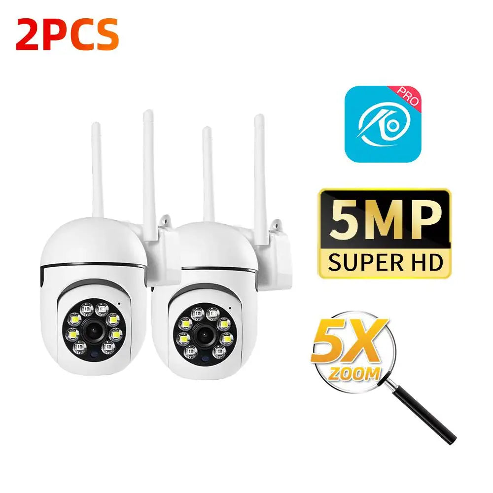 2.4G 8MP Cameras Wifi Video Surveillance IP Indoor Security Protection Monitor 5.0X Zoom Home Wireless Track Alarm O-Kam pro