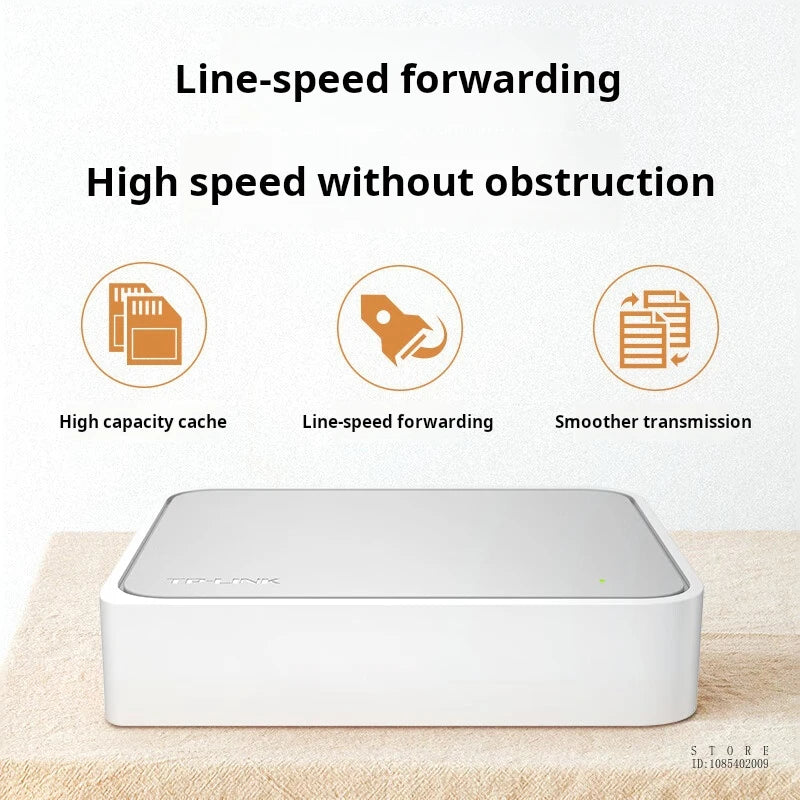 TP-LINK 5-port 1000mps RJ45 Gigabit Switch Home Network Switch Mini Plug and Play TL-SG1005+