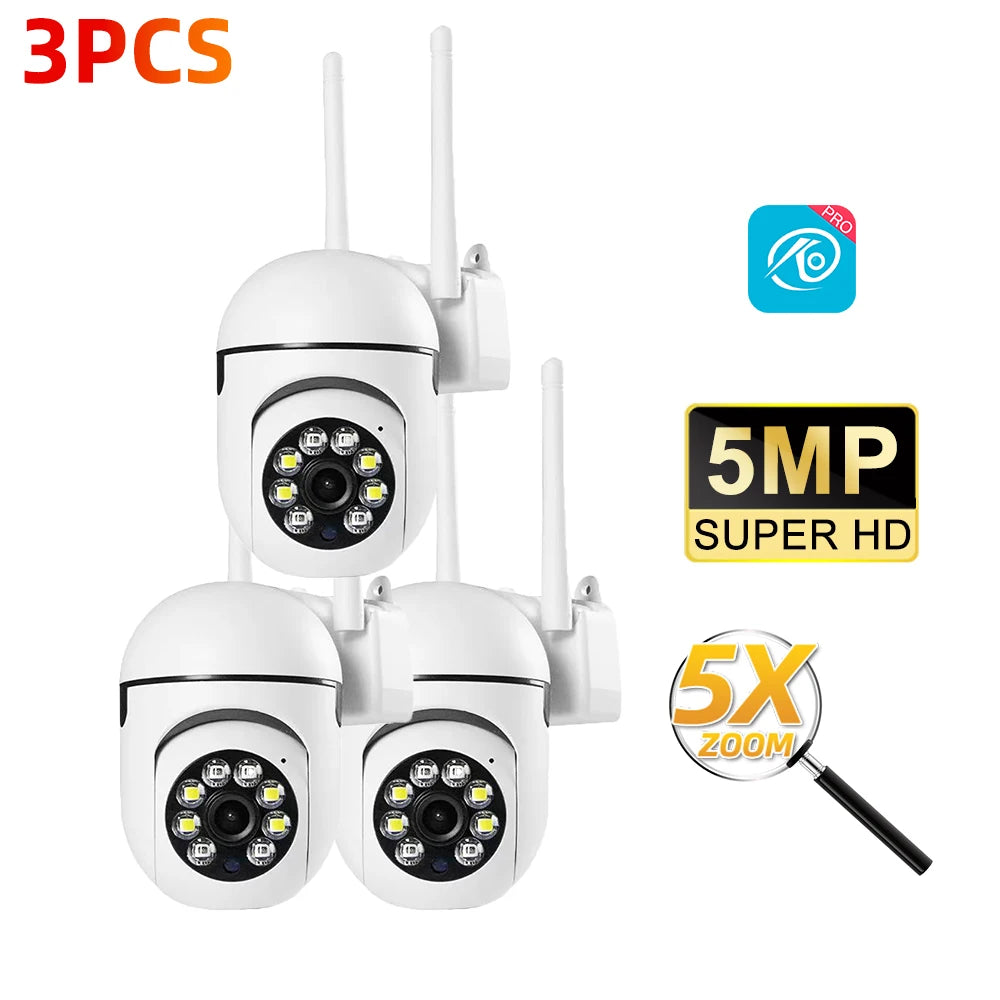 2.4G 8MP Cameras Wifi Video Surveillance IP Indoor Security Protection Monitor 5.0X Zoom Home Wireless Track Alarm O-Kam pro